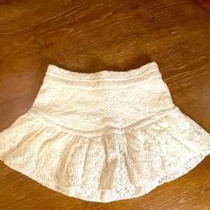 IRO NWT Lace Pattern Mini Skirt Women's Size Medium
